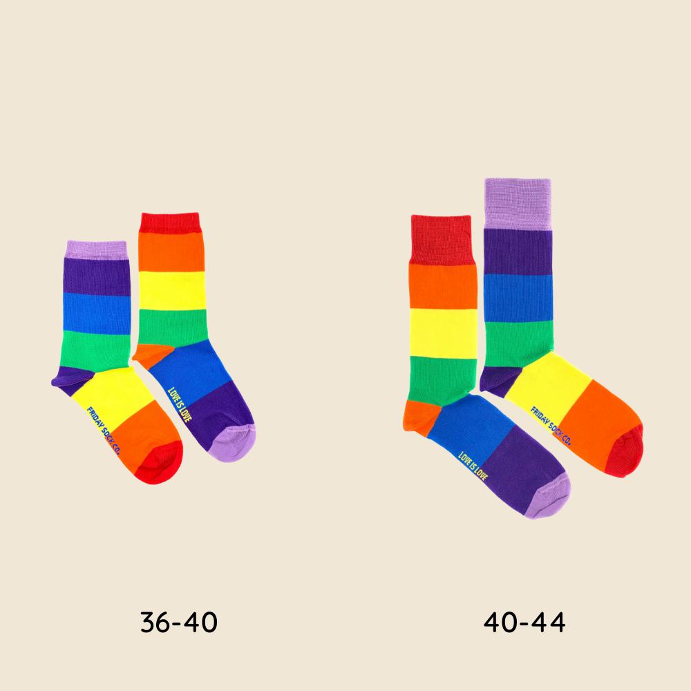 socks rainbow (love is love) - Fairy Positron