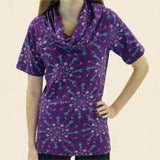 T-shirt (getailleerd) rolkraag neuronenmandala - Fairy Positron