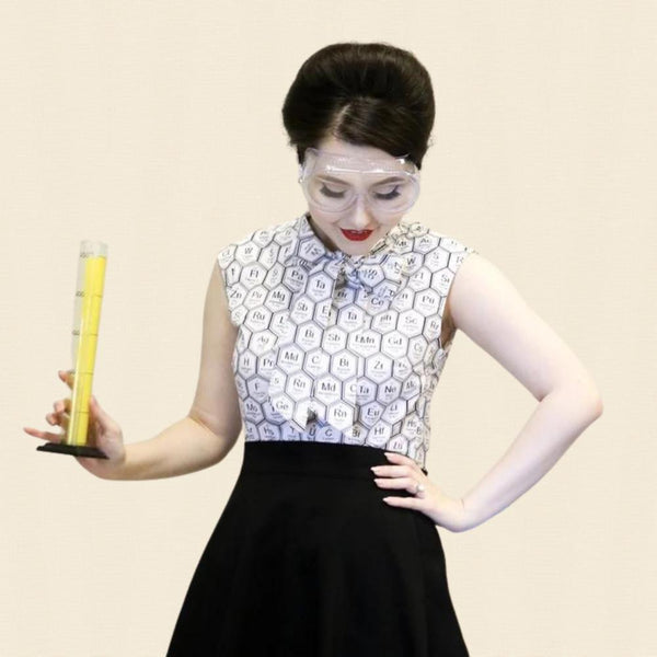 Vintage bow top chemische elementen - Fairy Positron