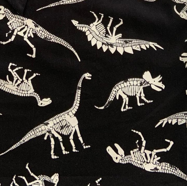 Vintage bow top dinosaurusfossielen (glow in the dark) - Fairy Positron