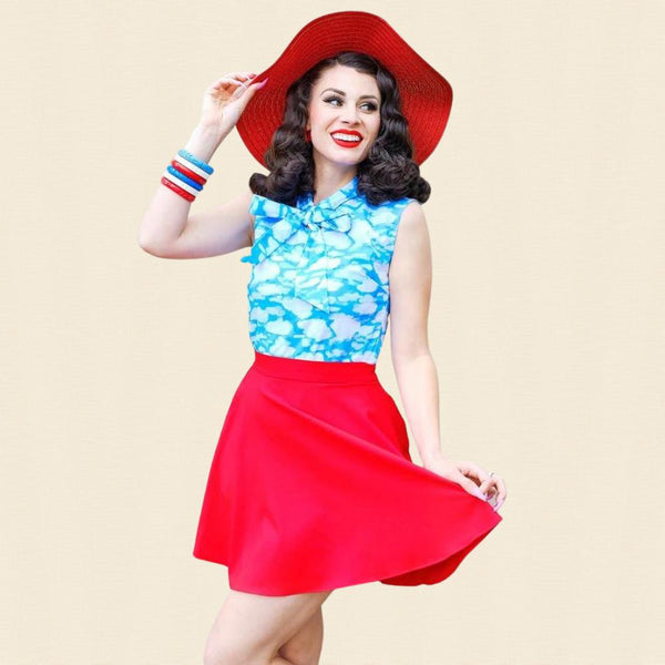 Vintage bow top wolken - Fairy Positron