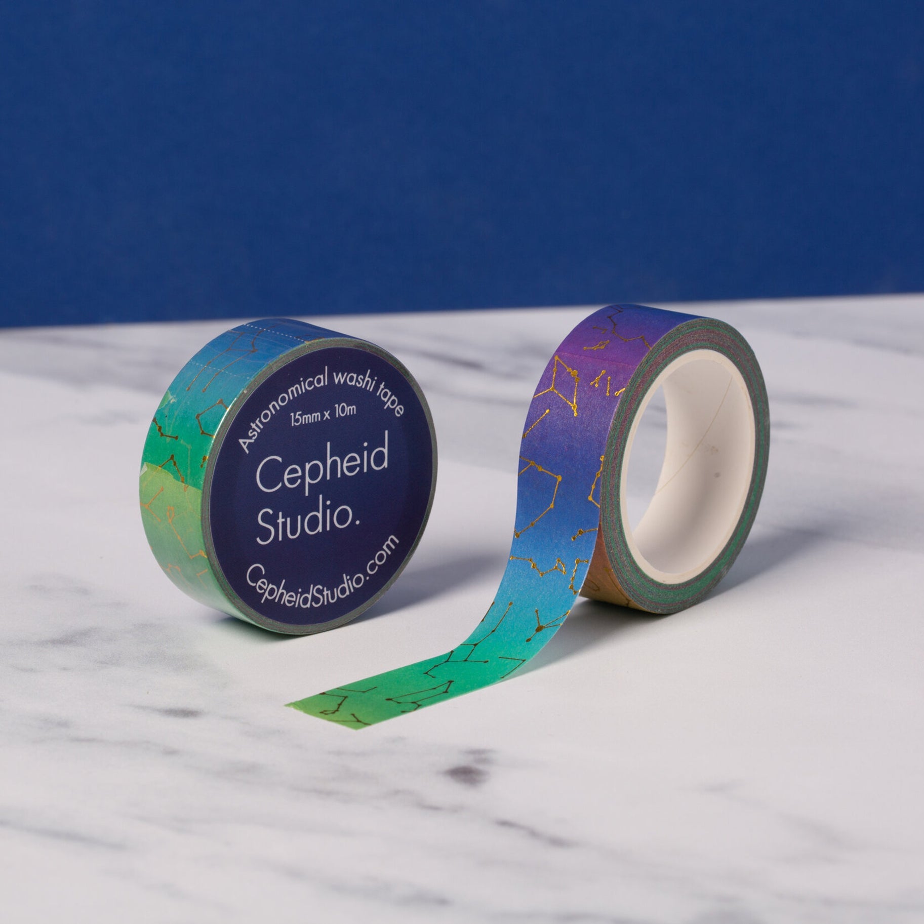 Washi tape constellations (electromagnetic spectrum) - Fairy Positron