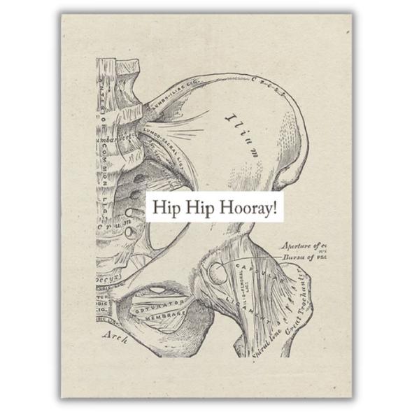 Greeting card "Hip hip hooray" - Fairy Positron