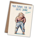 Wenskaart moederdag "Great Genes" - Fairy Positron