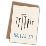 Wenskaart nagels "Nailed it!"-Fairy Positron