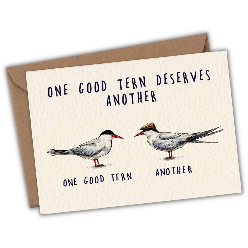 Wenskaart stern "One good tern" - Fairy Positron