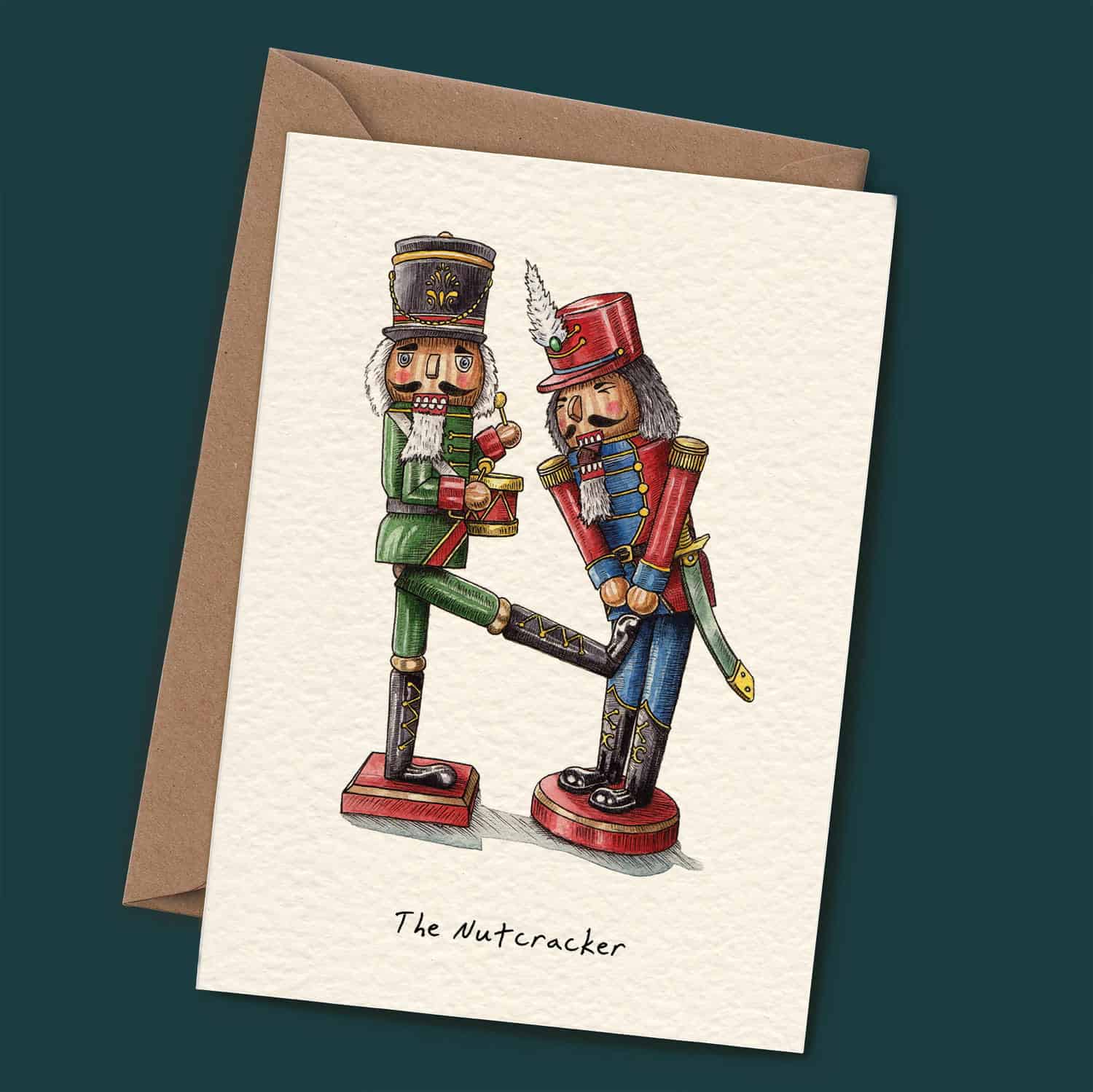 Greeting card "The Nutcracker" -. Fairy Positron