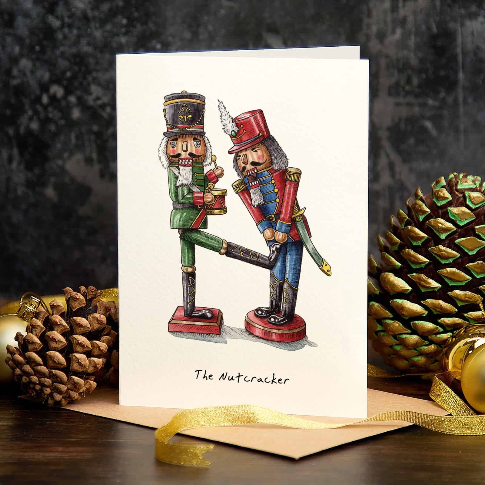 Greeting card "The Nutcracker" -. Fairy Positron