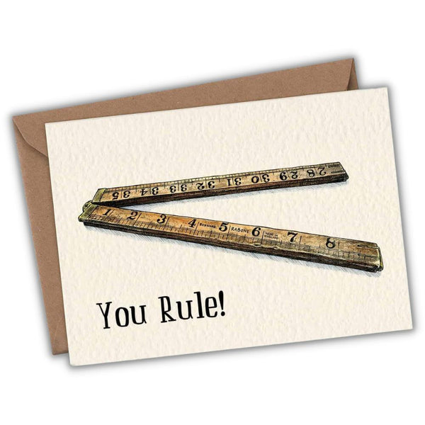Wenskaart "You rule" - Fairy Positron