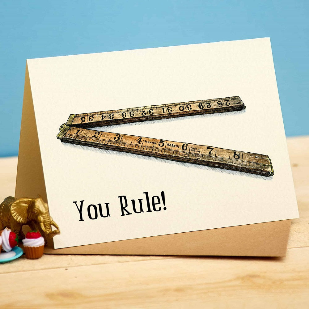 Greeting card "You rule." - Fairy Positron