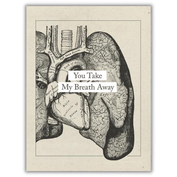Wenskaart "You take my breath away" - Fairy Positron
