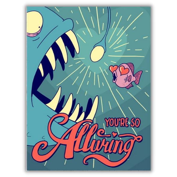 Wenskaart "You're so alluring" - Fairy Positron