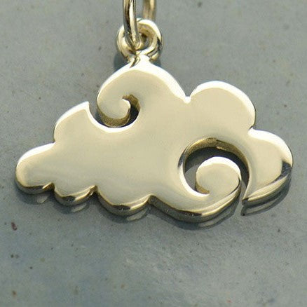 Zilveren oorbellen wolken - Fairy Positron