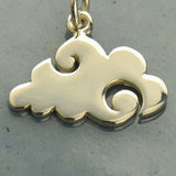 Zilveren oorbellen wolken - Fairy Positron