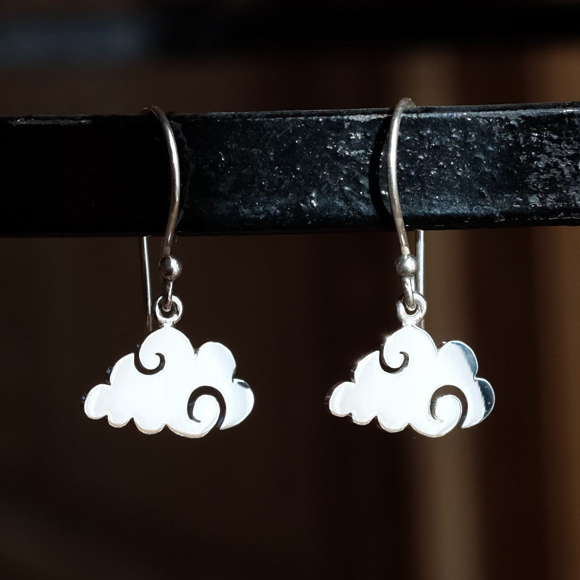 Zilveren oorbellen wolken - Fairy Positron