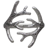Zilveren ring gewei - Fairy Positron