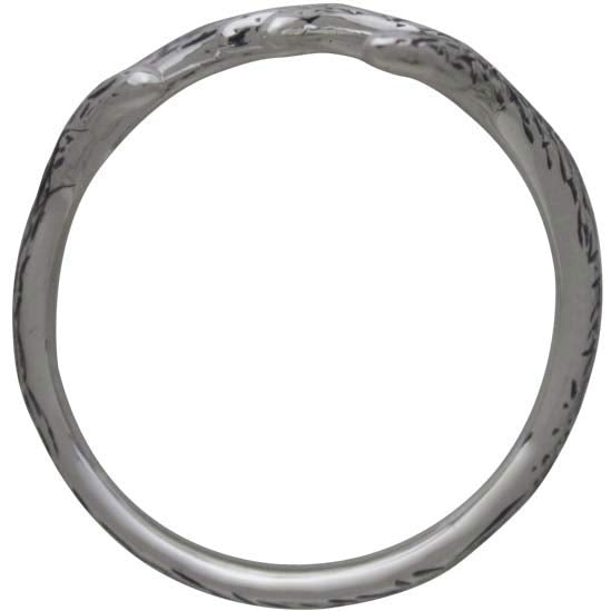 Zilveren ring gewei - Fairy Positron