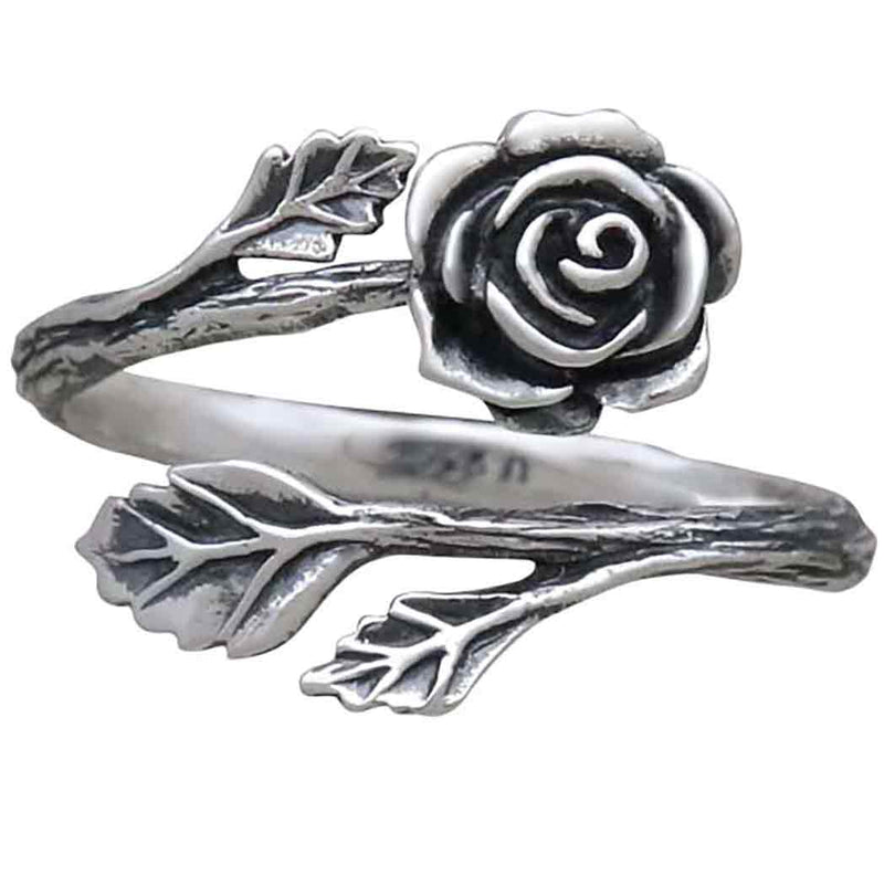 Zilveren ring roos - Fairy Positron