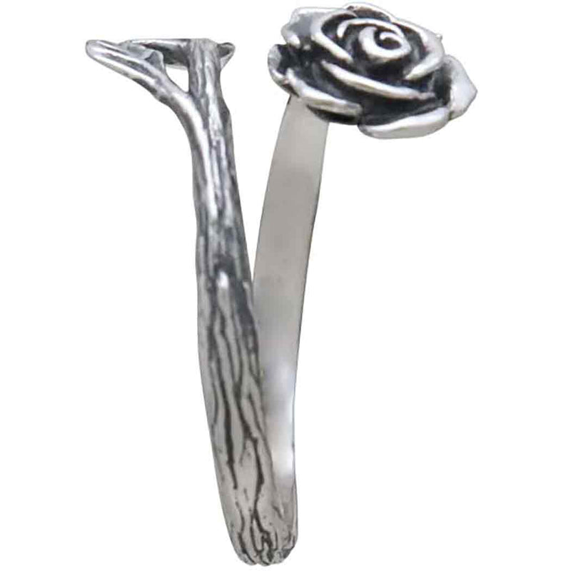 Zilveren ring roos - Fairy Positron