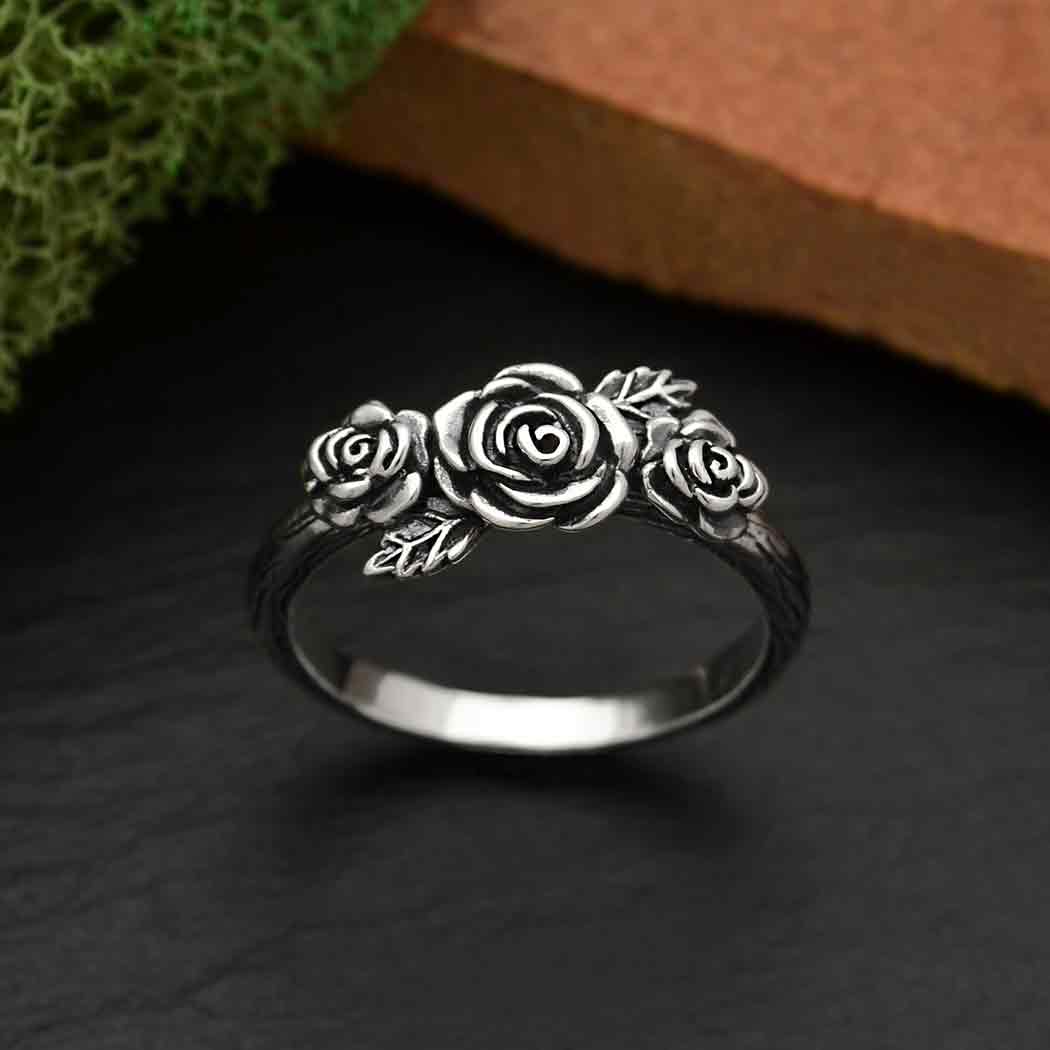 Silver ring roses - Fairy Positron