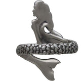 Zilveren ring zeemeermin - Fairy Positron